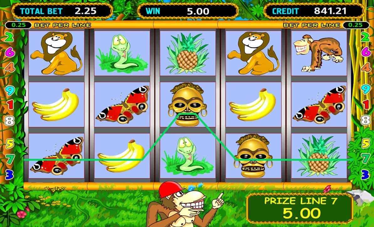 игровой автомат сумасшедшая обезьяна